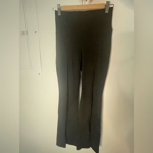 Black tna leggings with front slit